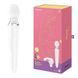 Смарт масажер-мікрофон Satisfyer Double Wand-er Connect App білий T360332 фото 1