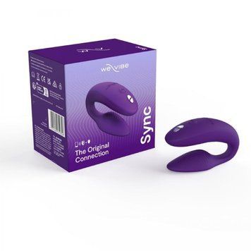 Інноваційний смарт-вібратор We Vibe Sync 2 Purple для пари, фіолетовий W44111 фото