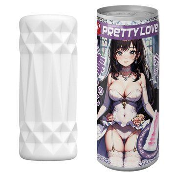 Мастурбатор PRETTY LOVE Pop-Top у вигляді банки, фіолетовий, 9 х 3.5 см 6603BM0415 фото