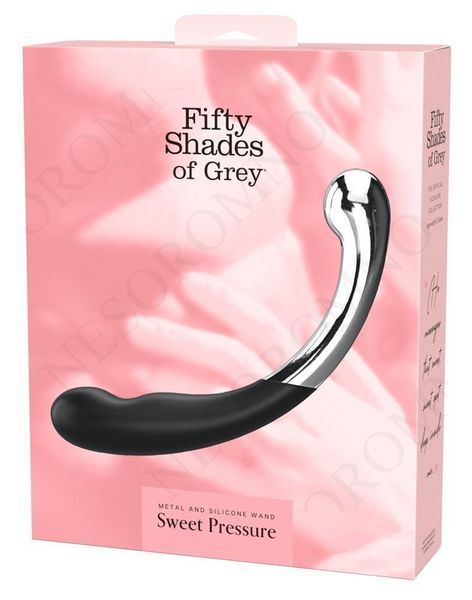 Двосторонній фалоімітатор, масажер точки G Fifty Shades of Grey силікон та метал FSG86862 фото