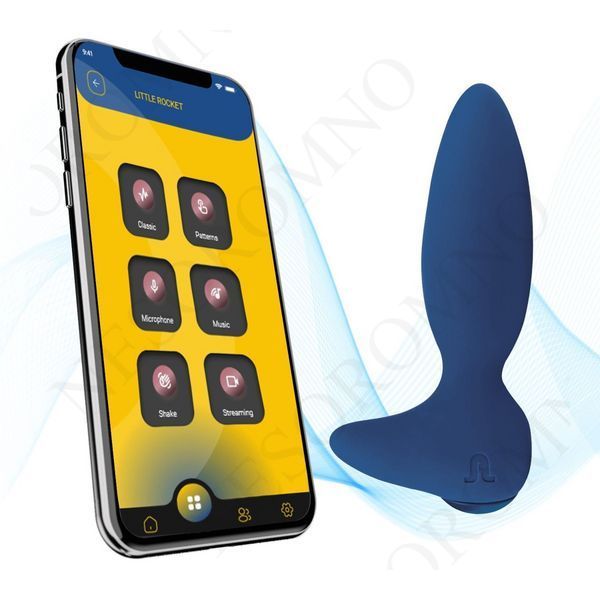 Анальний смарт вібратор Adrien Lastic LITTLE ROCKET 2.0 синій AD20805 фото