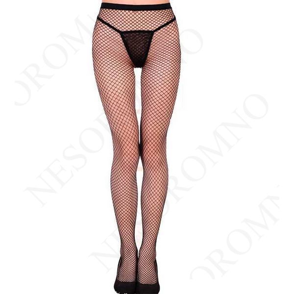 Колготи в дрібну сітку - Чорний - S/M/L/XL - Еротична білизна X0000632 фото