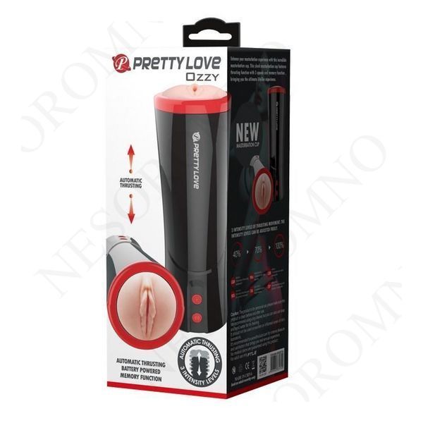 Мастурбатор автоматизований реалістичний Pretty Love Ozy Vagina Flesh Tube у вигляді вагіни PL6603267 фото