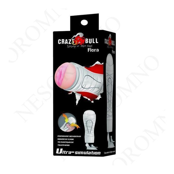 Мастурбатор-вагіна Crazy Bull Flora на присоску, зі стимуляцією стискання, 28,3 &times; 9 см BM-00900T48N фото