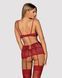 Комплект Obsessive Lividia 3 pcs set red S/M 410500 фото 2