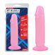 Фалоімітатор реалістичний Chisa Hi-Rubber Dildo Expansion на присоску, рожевий CH30766 фото 1