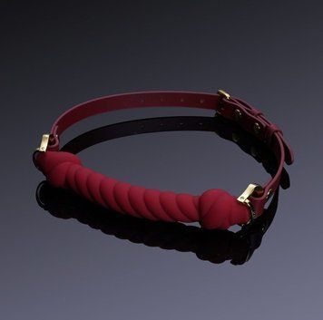Кляп у формі джгута з вузлами UPKO Desire for Mouth Bondage Collection, червоний U65207 фото