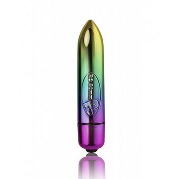 Вибропуля Rocks-Off 7 Speed Ro-80Mm Rainbow Bullet Vibrator 8х1.6 см RO12866 фото