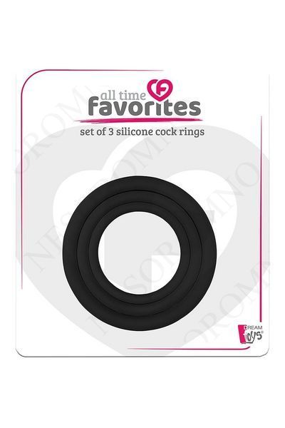 Набір ерекційних кілець ALL TIME FAVORITES COCKRINGS DT21756 фото