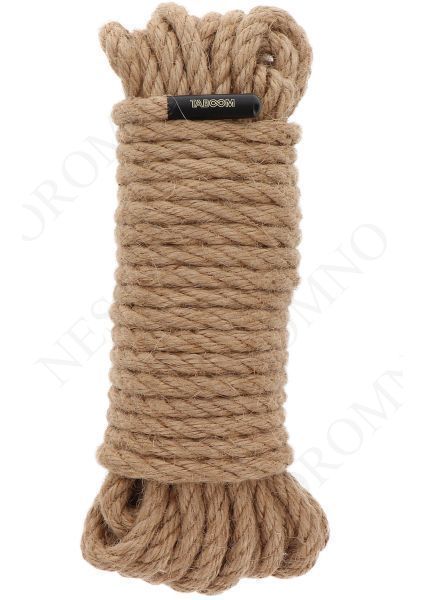 Бондажна мотузка Hemp Rope 10 Meter 7 mm Taboom T17253 фото