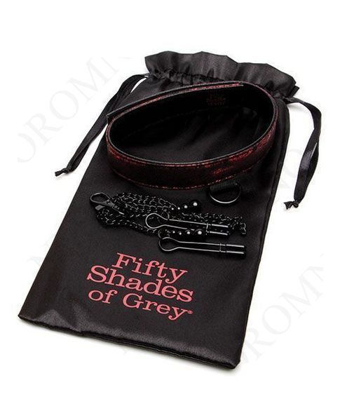 Нашийник із затискачами на соски Sweet Anticipation Fifty Shades of Grey Collar Nipp FS83668 фото
