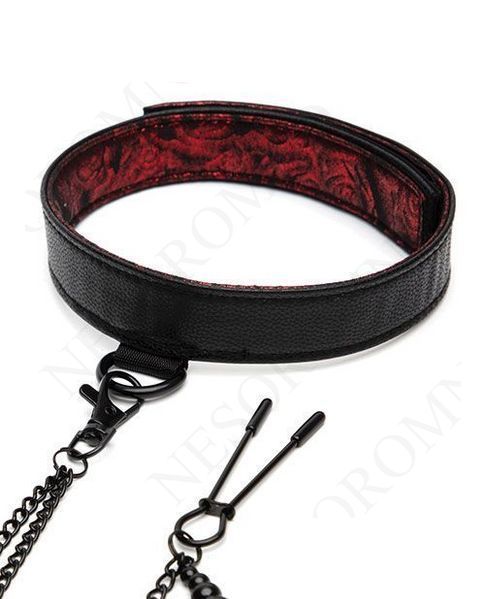 Нашийник із затискачами на соски Sweet Anticipation Fifty Shades of Grey Collar Nipp FS83668 фото