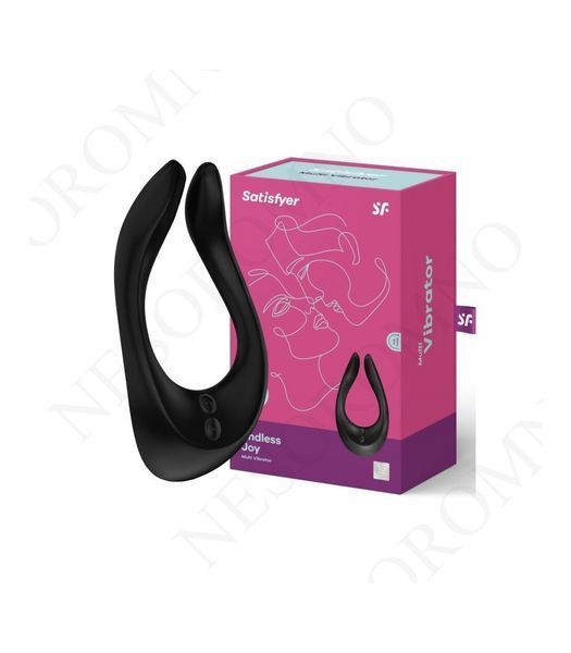 Вібромасажер для двох Satisfyer Endless Joy, чорний T360086 фото