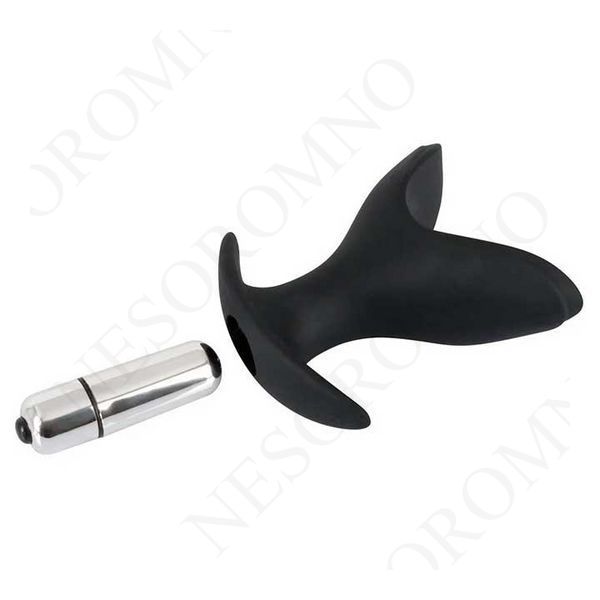 Анальна пробка-розширювач з вібрацією Black Velvets Vibrating Anchor Plug XL - 12,2*9,3 см- Анальні іграшки X0000671 фото