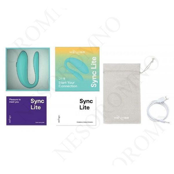 Інноваційний смарт-вібратор для пар Sync Lite We-Vibe, силіконовий, м'ятний 19752/SNSY4SG5 фото