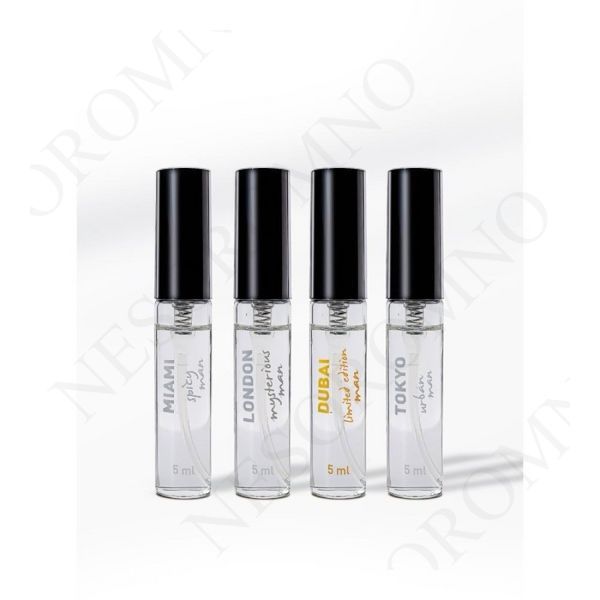 Набір парфумів для чоловіків з феромонами HOT LMTD Pheromone Perfume Мen, 4x5 мл HOT55401 фото