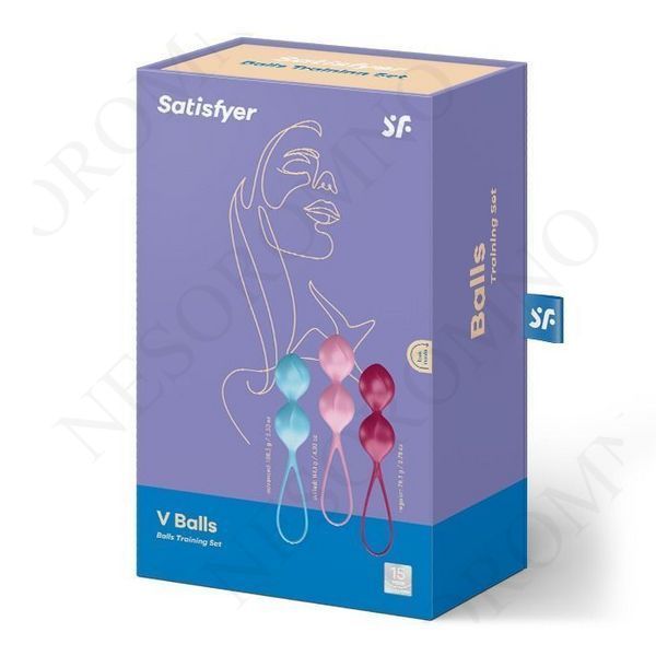 Набір вагінальних кульок Satisfyer Balls C03 Double, L T360068 фото