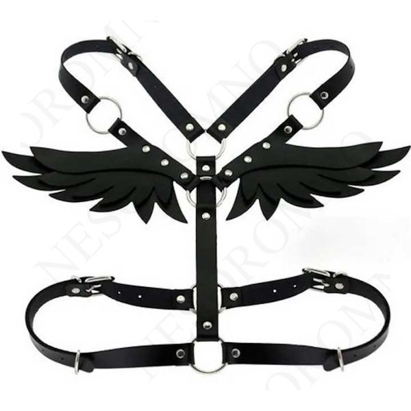 Портупея з крильцями Black Angel X0000994 фото