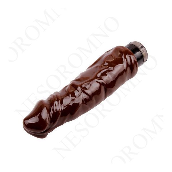 Реалістичний вібратор великого розміру Chisa Real Touch XXX Vibration Hard On, коричневий 522061 /CN-351852206 фото