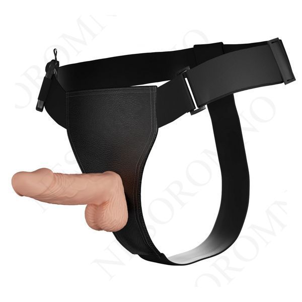 Страпон реалістичний Baile Ultra Female Strap-On жіночий, 19.4 см 327359 фото
