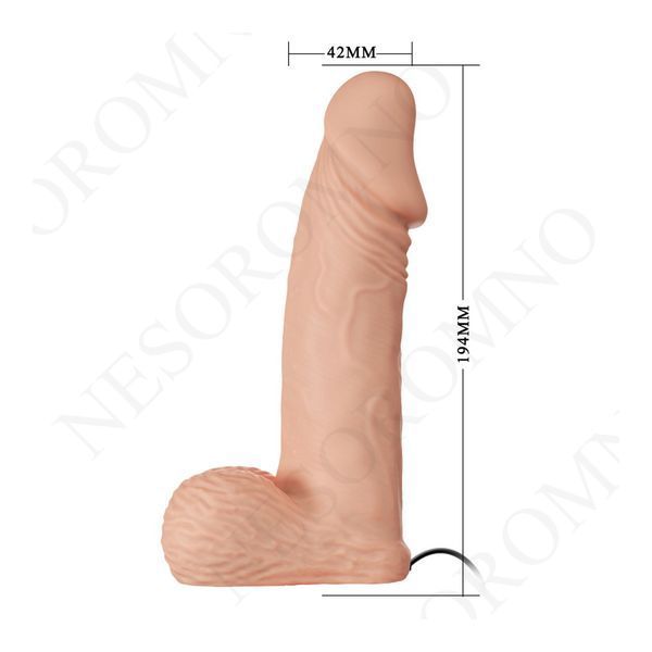 Страпон реалістичний Baile Ultra Female Strap-On жіночий, 19.4 см 327359 фото