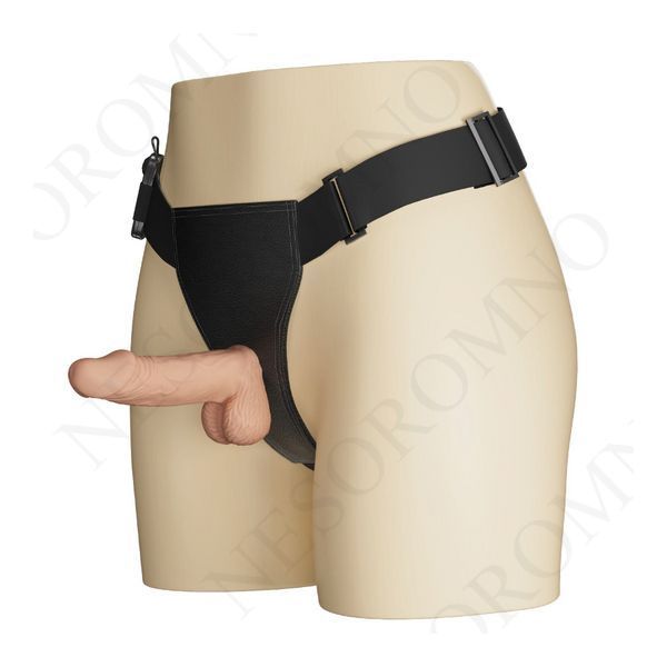 Страпон реалістичний Baile Ultra Female Strap-On жіночий, 19.4 см 327359 фото