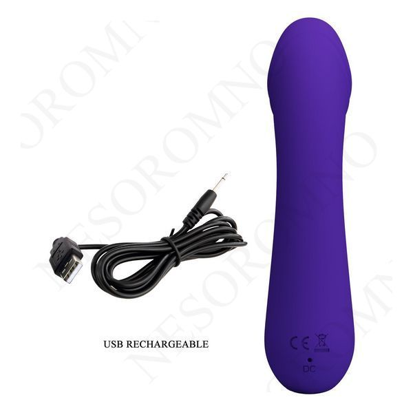 Вібратор для точки G Pretty Love Cetus фіолетовий, 15 х 3.5 см BI-014723-3 фото