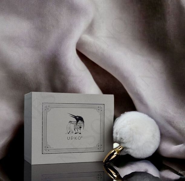 Анальна пробка у вигляді хвоста кролика Upko Rabbit Fur Bunny Tail Small Butt Plug з кролячого хутра U64231 фото