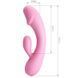 Вібратор із кліторальним відростком Рожевий RON Pretty Love 24099 /BI-014666 фото 3