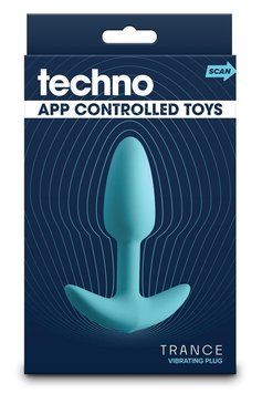 Анальна смарт-пробка з пультом керування NS Novelties Techno Trance бірюзова NN281328/Turquoise фото