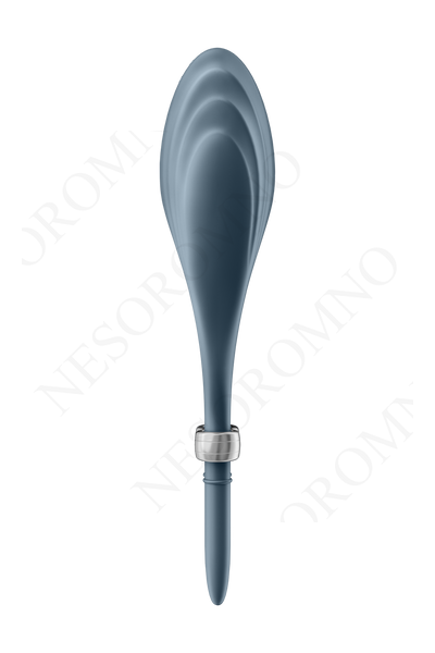 Регульована ерекційна каблучка з вібрацією SATISFYER DUELIST DARK синій T360423 фото