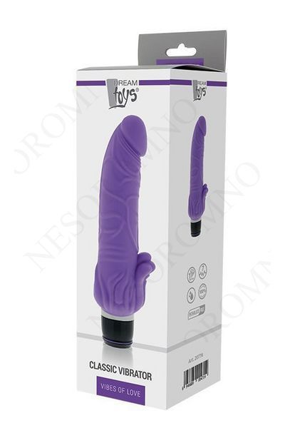 Вібромасажер PURRFECT SILICONE CLASSIC 7INCH, PURPLE DT20776 фото