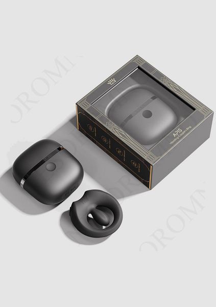 Ерекційне віброкільце Zalo Apis в кейсі, з додатком, чорне, 6,3 &times; 3,2 см Z25514-1 фото