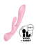 Подвійний вібратор кролик Satisfyer Triple Oh рожевий T360465 фото 2