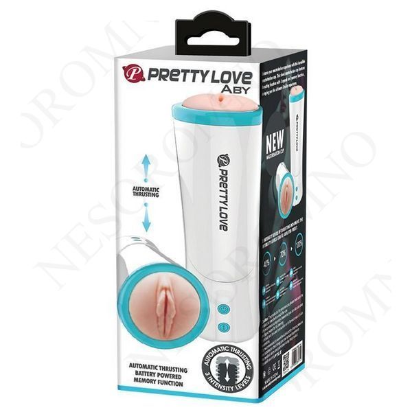 Автоматичний мастурбатор Pretty Love Aby Vagina Masturbator Flesh Tube з поступальними рухами PL6603268 фото