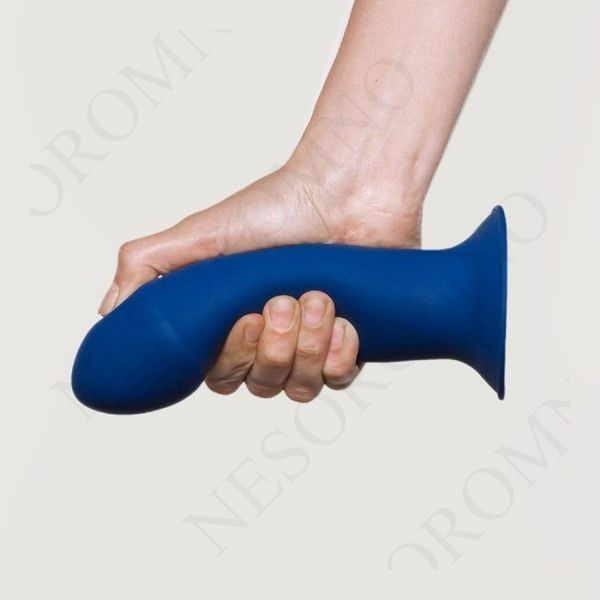Фалоімітатор термореактивний Adrien Lastic Hitsens 1 на присосці, синій AL24035 фото