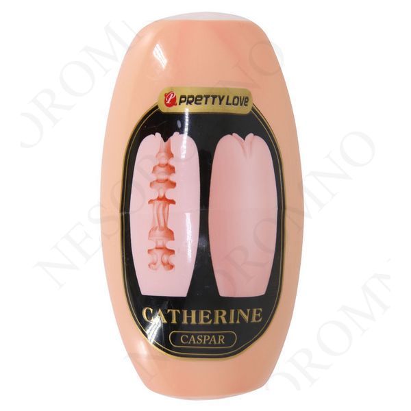 Мастурбатор вагина яйце Pretty Love Catherine бежева, 7.4 х 3.5 см BI-014832-4-3 фото