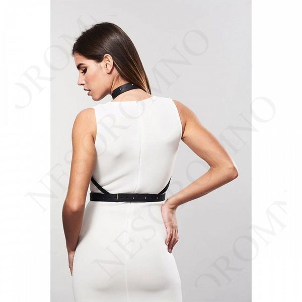 Портупея MAZE Bijoux Indiscrets з кільцем, чорна O\S B0225 фото