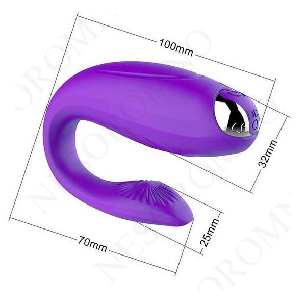 Вібратор для пар G-Sex USB Фіолетовий X0000980-2 фото