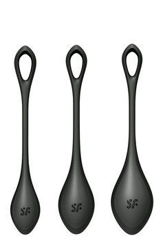 Набір вагінальних кульок Satisfyer Yoni Power 2 чорний T360188 фото