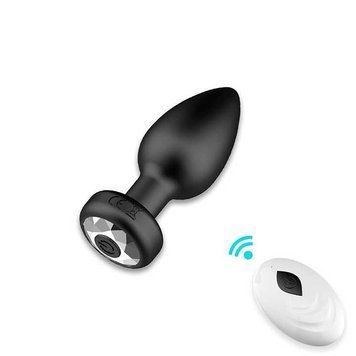 Анальна пробка Magic Motion Equinox USB з Д/У - Чорний - 9*3,5 см - Анальні іграшки X0000711 фото