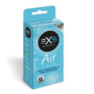 Презервативи EXS Air Thin Feel із латексу високої якості (ціна за упаковку, 12 шт.) EXS10288 фото