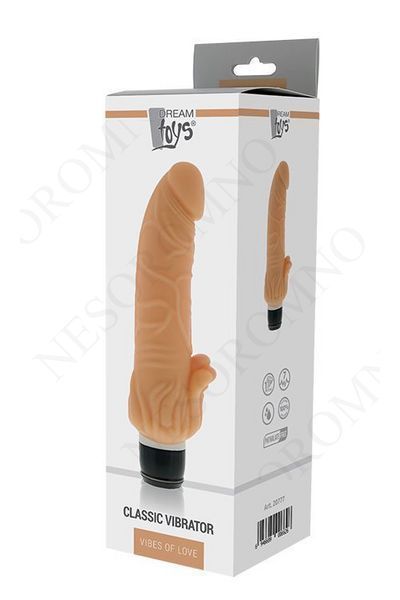 Вібромасажер PURRFECT SILICONE CLASSIC 7INCH, FLESH DT20777 фото