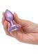 Анальная пробка CalExotics Diamond Heart Plug Small, фіолетова, 5,7 &times; 3,2 см CE16516F фото 5