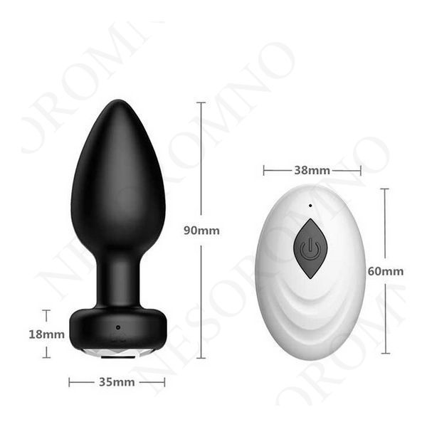 Анальна пробка Magic Motion Equinox USB з Д/У - Чорний - 9*3,5 см - Анальні іграшки X0000711 фото