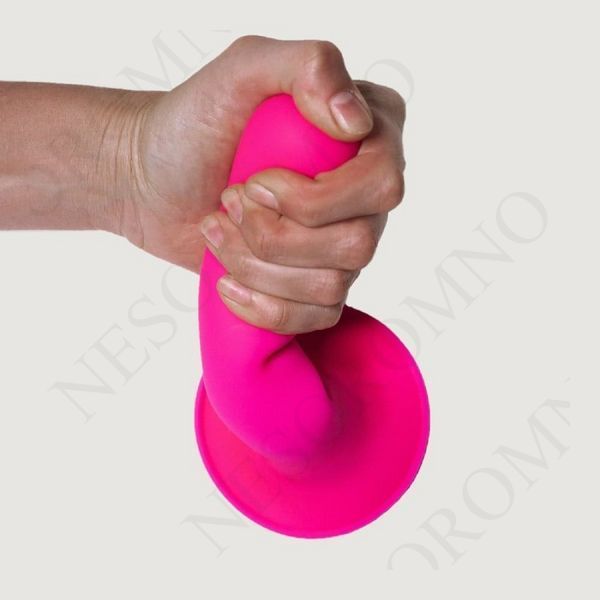 Фалоімітатор термореактивний Adrien Lastic Hitsens 4 на присосці, рожевий AL24041 фото