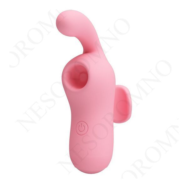 Стимулятор для клітора Pretty Love Magic Fairy на палець, рожевий, 9.1 см BI-300086 фото