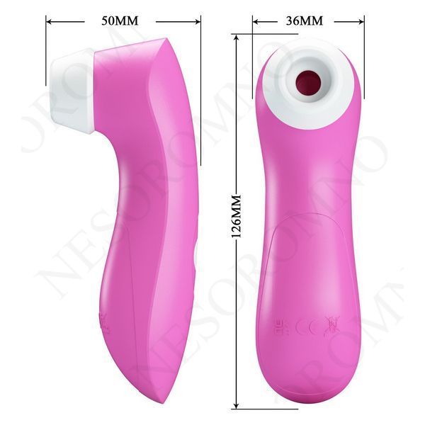 Вакуумний стимулятор клітора Baile Romance, рожевий, 12,6 &times; 3,6 см MC40 BI-300143 фото