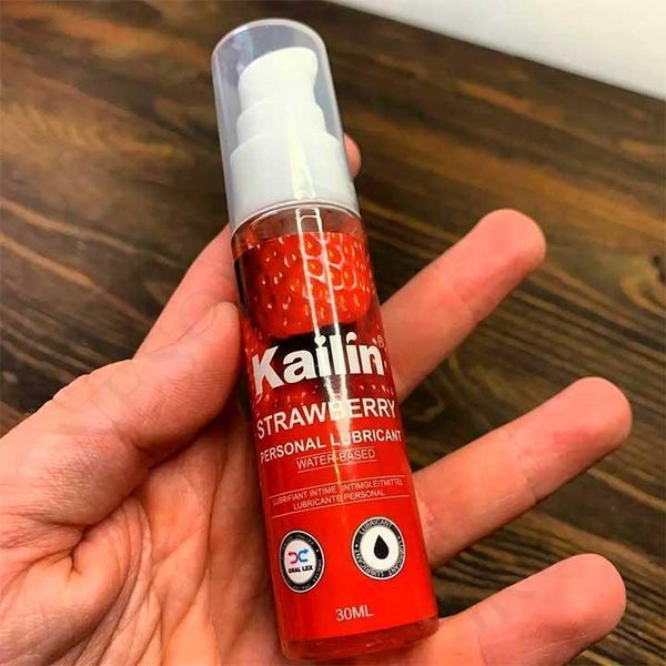 Їстівний лубрикант Kailin 30 мл Полуниця &mdash; Інтимне мастило X0000975-1 фото