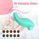 Вібратор із кліторальним стимулятором із язичком Every Night Toys Jen, зелений, 10 режимів вібрації 42073 /YAI707T-001 фото 4